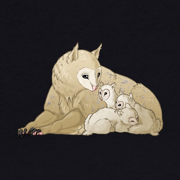 Owlbear Family by Khalico